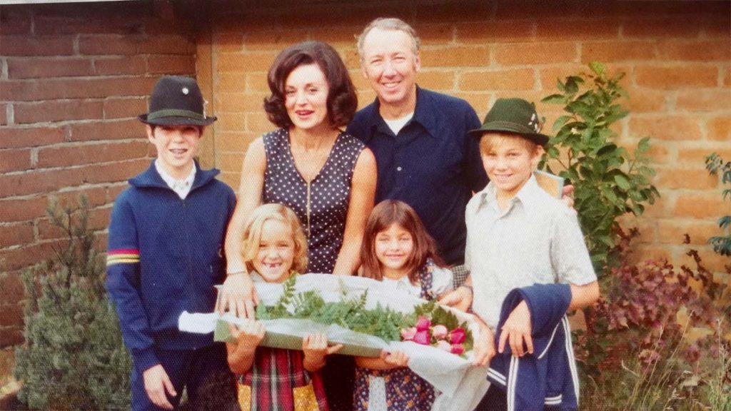 Young Victoria with her family
